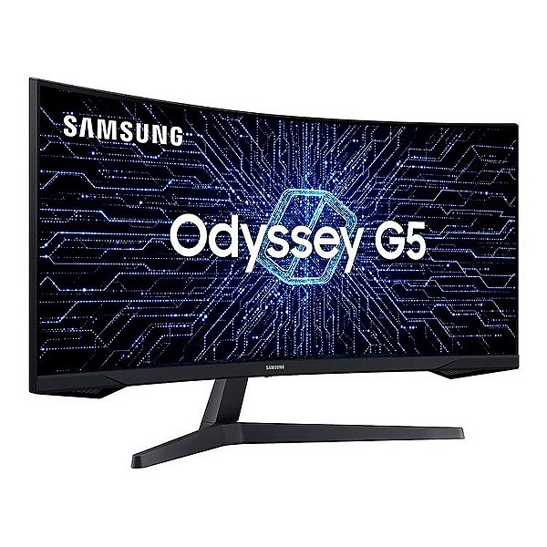 Monitor Samsung Curvo OLED 34" HD HDMI - LC34G55TWWLMZD