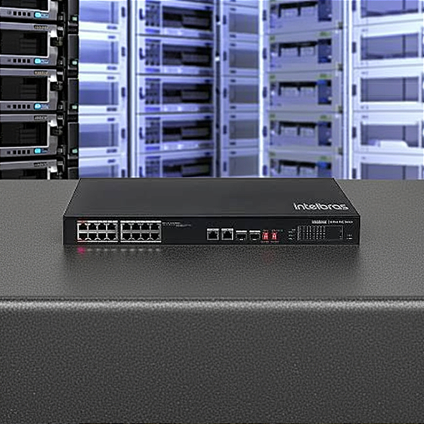 Switch 16P Intelbras Sf 1822 Poe 2p Ethernet 2 Portas Sfp 4760070