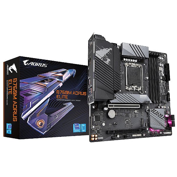 Placa Mae Gigabyte Aorus Elite B760m (rev. 1.x) Lga1700 Hdmi, Displayport