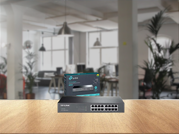 Switch 16P Tp-Link Tl-sg1016d Gigabit Nao Gerenciavel