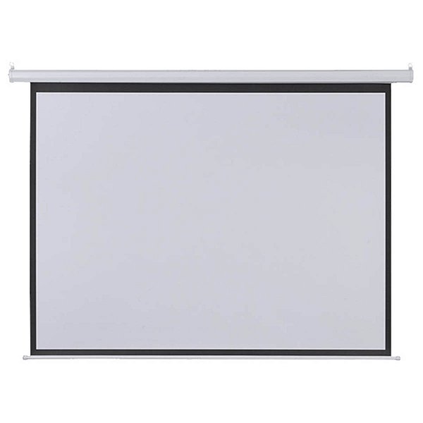 Tela De Projeção Retrátil Elétrica 100'' 2,03 X1,52m 220v C/Controle Remoto