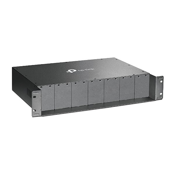 Chassi Rack 2U Tp-Link Tl-Mc1400 14 Slots P/Conversor/Fibra C/Fonte