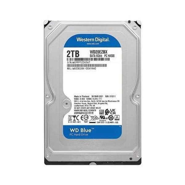 Hd Desktop Wd Blue 2Tb Sata3 7200Rpm 256Mb 3,5" WD20EZBX-00AYRA0