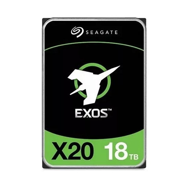 HD Seagate 18TB Exos X20 SATA 6GBps 7200RPM 256MB 512E 4KN 3.5" Servidor - ST18000NM003D