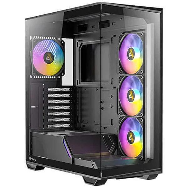 Gabinete Gamer Antec C3 Argb Lateral De Vidro Temperado 4mm Atx/micro-atx/itx 4 Fans 120mm Argb - 0-