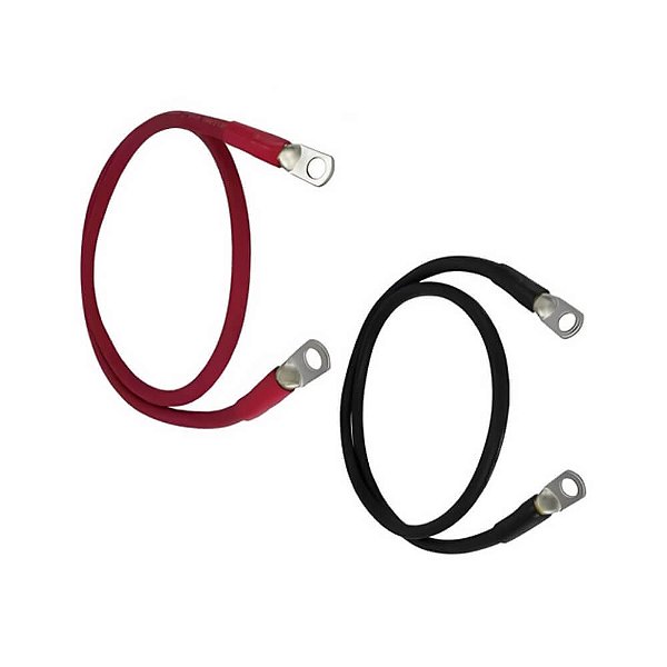 Cabo Elétrico Intelbras Pt/Vm Olhal M8 35Mm2 3M 125A Para Inversor (Par)