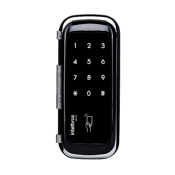 Fechadura Digital Para Portas De Vidro Por Proximidade E Senha Intelbras Fr 400