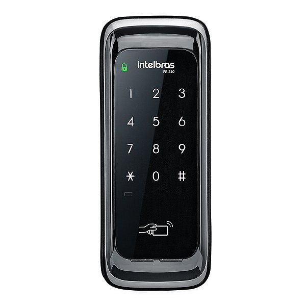 Fechadura Digital Portas De Correr Por Senha E Proximidade Intelbras Fr210