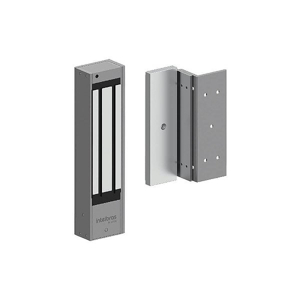 Fechadura Eletroímã Intelbras Fe 10300 V2 Com Sensor De Porta 300Kgf