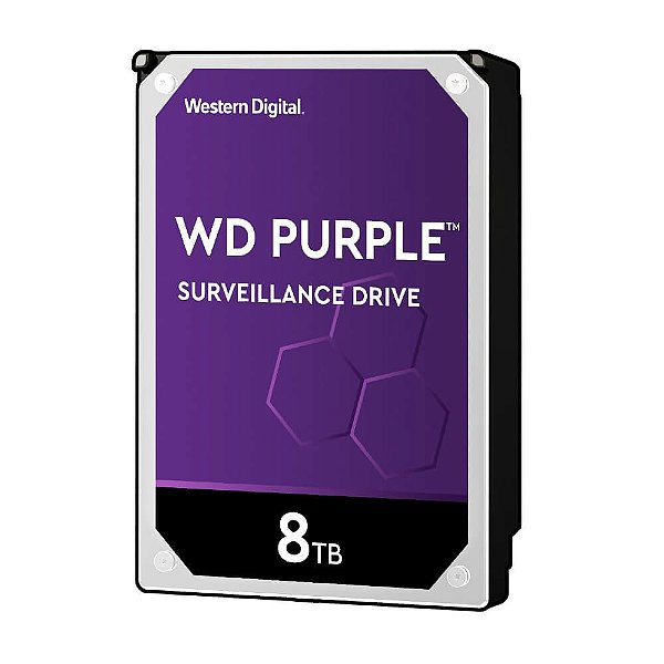 Hd 8Tb Wd Western Digital Purple Para Cftv - Wd84Purz