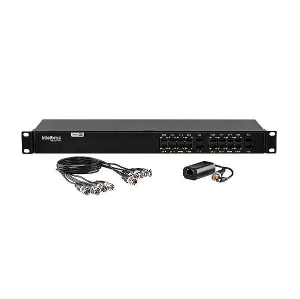 Power Balun Intelbras Vb 3016 Wp De 16 Canais 4K 4810030