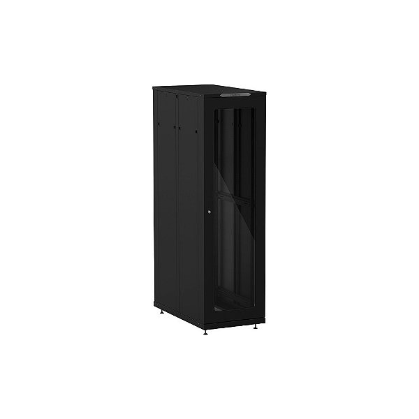 Rack De Piso Intelbras 44U X 1070Mm Rpd 4417 Com Porta Acrílico Desmontável Preto 4770027