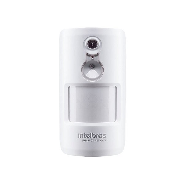 Sensor De Movimento Intelbras Ivp 8000 Pet Cam Infravermelho Passivo Com Câmera