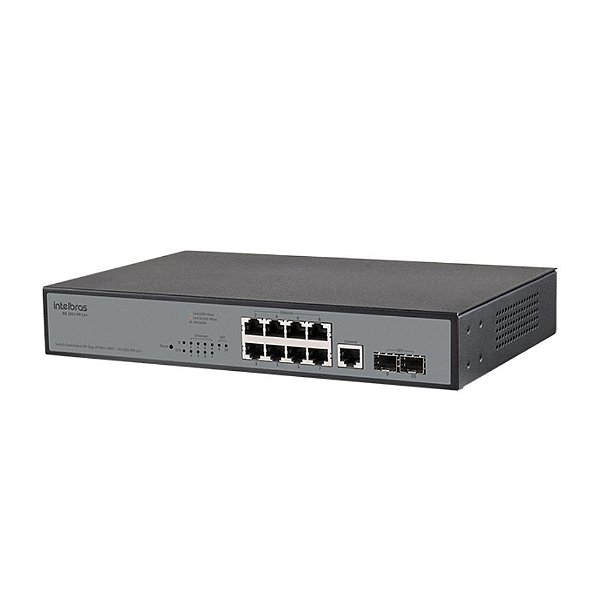 Switch Intelbras 8P Giga + 2P Sg 1002 Mr L2+ Mini-Gbic Gerenciavel - 4760041