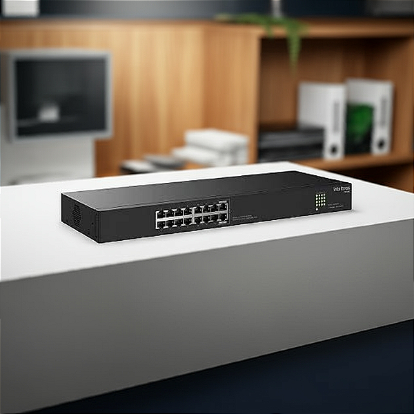 Switch Intelbras 16 Portas Gigabit S1116G - 4760114