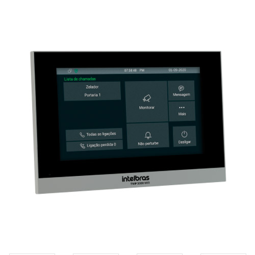 Terminal De Vídeo Ip Universal Intelbras Tvip 3000 Wifi Com Wi-Fi 4500011