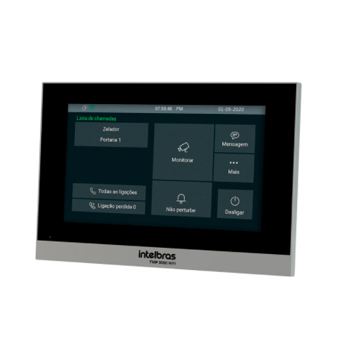 Terminal De Vídeo Ip Universal Intelbras Tvip 3000 Wifi Branco 4500017