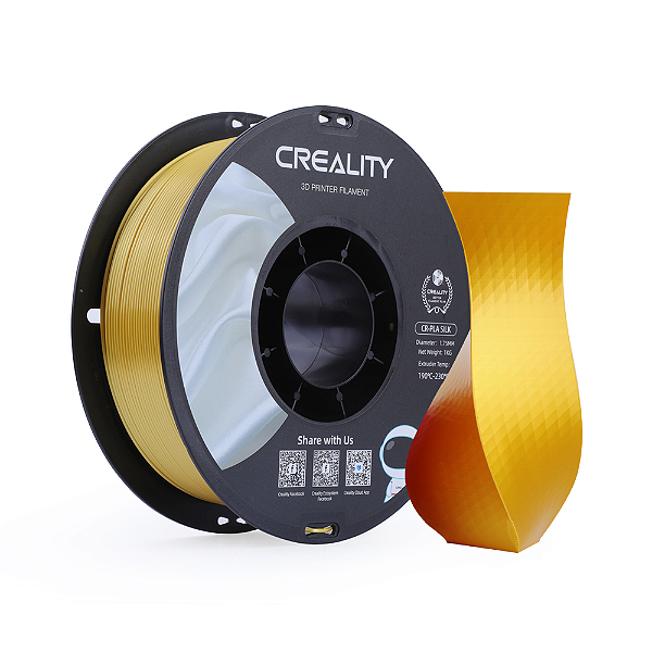 Filamento Creality CrSilk (Dourado) 1,75Mm 3301120001