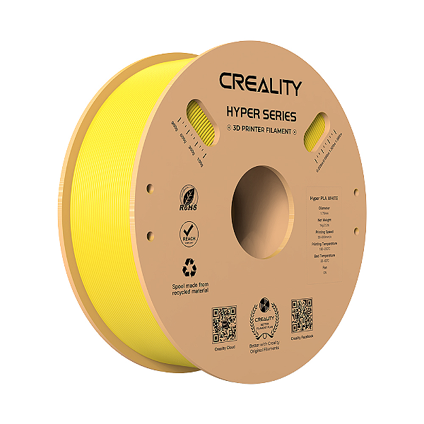 Filamento Creality Hyper Pla (Amarelo) 1,75Mm 3301010379