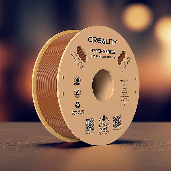 Filamento Creality Hyper Pla (Marrom) 1,75Mm 3301010382