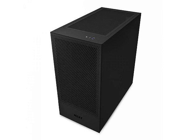 Gabinete Gamer Nzxt H5 Flow Lateral De Vidro Temperado Mini-itx/micro-atx/atx/eatx Preto - Cc-h51fb-