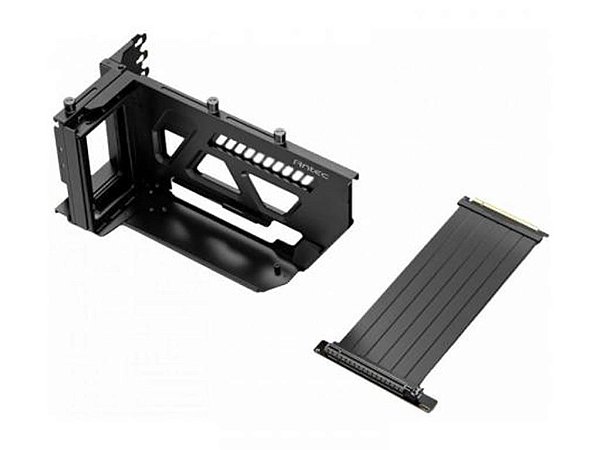 Kit De Suporte P/ Placa De Video Vertical Antec Com Cabo Pcie Preto At-arcvb-bk190-pcie4-rtx40 - 0-7