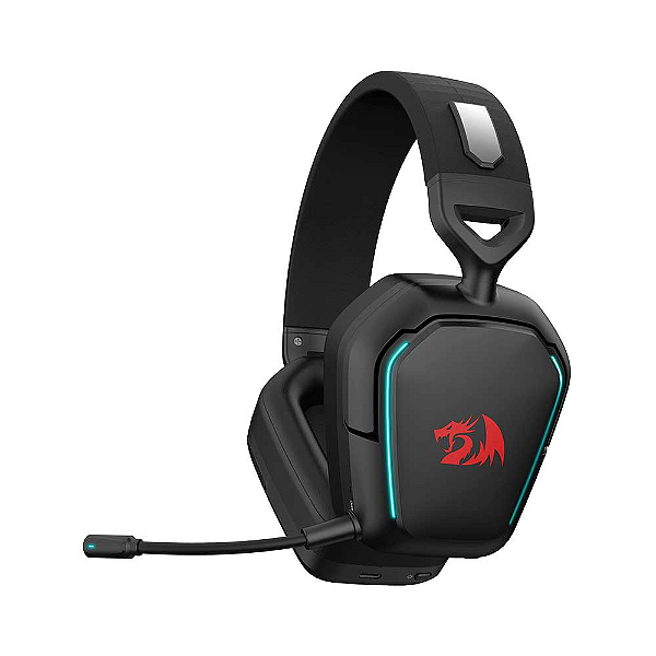 Headset Gamer Redragon Sem Fio Mira Preto H868