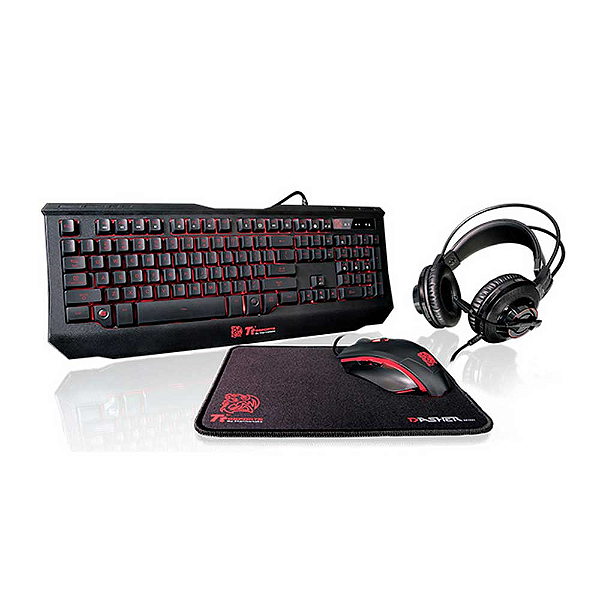 Kit 4 Em 1 Mouse/Teclado/Mouse Pad/ Headset Thermaltake Esports