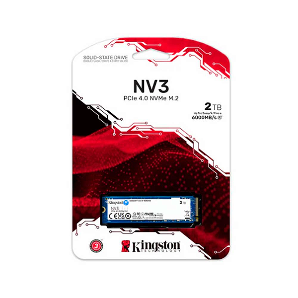 Ssd Kingston Nv3 2Tb M.2 2280 Nvme Pcie 4.0 - Snv3S/2000G