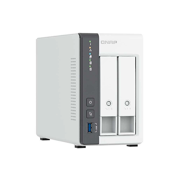 Storage QNAP ARM Cortex-A55 2.0GHz 4GB DDR3 2 Baias S/HD - TS-216G