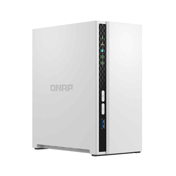 Storage Nas Qnap 2 Baias Arm Cortex-A55 4 Core 2.0Ghz 2Gb Torre Ts-233-Br