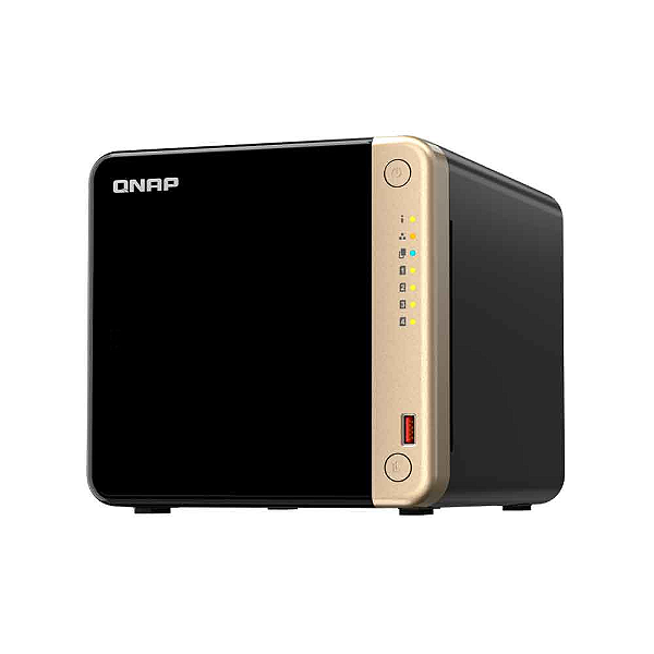 Storage Nas Qnap 4 Baias Intel N5095 4 Core 2.9Ghz 8Gb Torre Ts-464-8G-Br