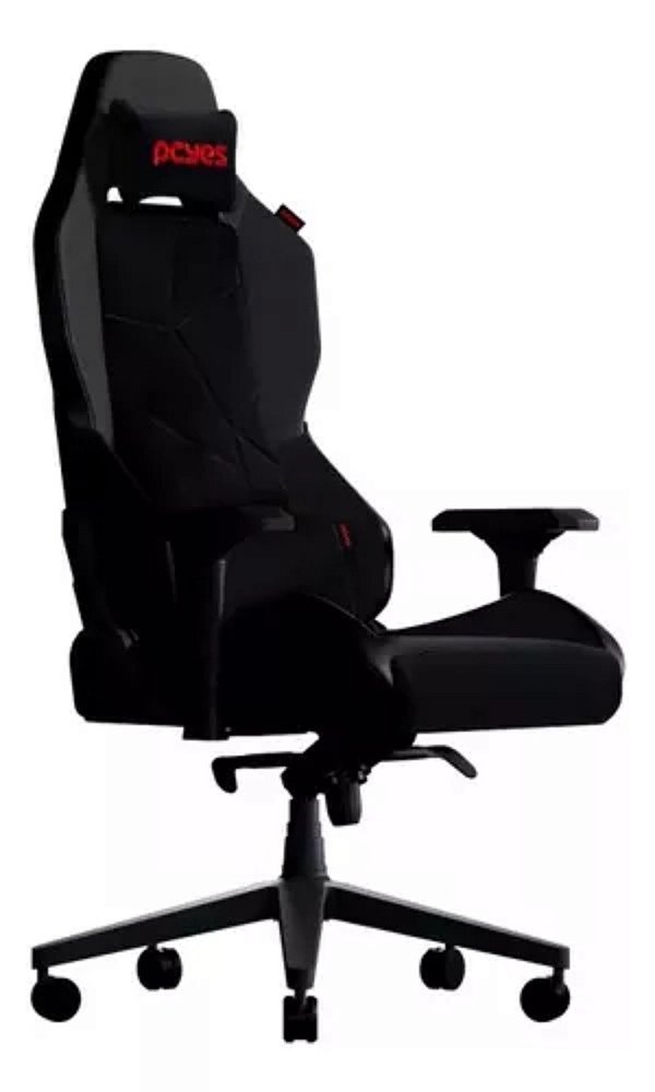 Cadeira Gamer Pcyes Sentinel Black Vulcan, Preta - Pcstl-Pt