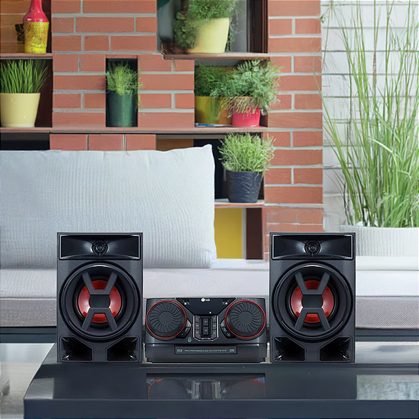Caixa De Som Lg Xboom Mini System Lg Xboom Ck43N-220W Rms Graves Potentes