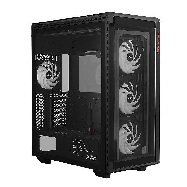 Gabinete Gamer Adata Xpg Battle Cruiser Ii Mid Tower 4X Fan Vento Argb