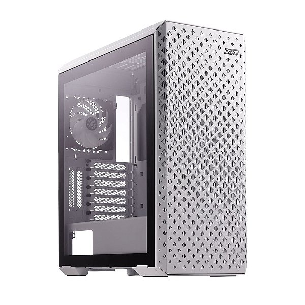 Gabinete Gamer Adata Xpg Defender Pro Mid Tower 3X Fan Vento Argb Branco
