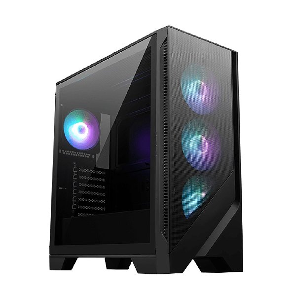 Gabinete Gamer Msi Mag Forge 320R Airflow Mid Tower Frontal 3X Fan Argb