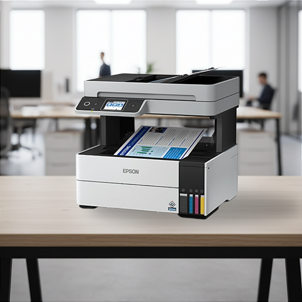 Multifuncional Epson Ecotank L6490 (Wi-Fi/ Ethernet/ Fax/ Adf/ Duplex/ Bivolt) - Branca