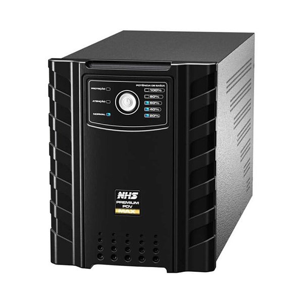 Nobreak Nhs Premium Pdv Max Gii 2200Va E.Bivolt S.220V Ou Conf 120V Bat 2X17Ah/24V Eng+Usb 8 Tom