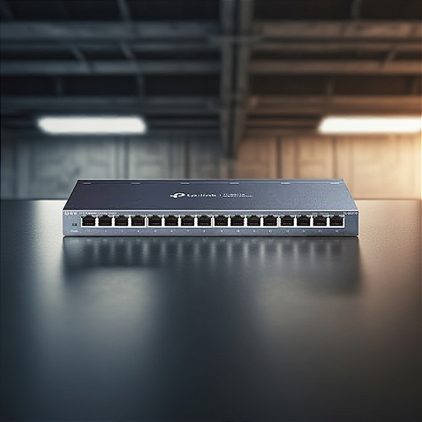 Switch 16 Portas Tp-Link Tl-Sg116 Gigabit Mesa