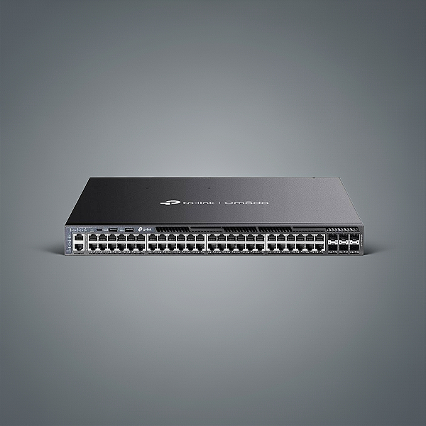 Switch Gerenciável L3 48 Portas Tp-Link Tl-Sg6654Xhp Gigabit Poe+ C/6 Slots Sfp+ 10Gbps