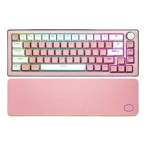 Teclado Gamer Cooler Master  Mecanico Rgb Ck721 Switch Azul  Sakura Edition Rosa - Ck-721-Sktl2-Us