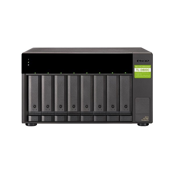Unidade De Expansão Storage Qnap Tl-D800C-Us (8 X 3,5 Polegadas Sata 6 Gb/S, 3 Gb/S)