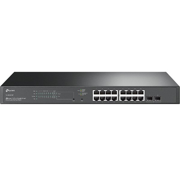 Switch 16 Portas Tp-Link Tl-Sg2218P 16 Portas Gigabit Poe+ C/2 Portas Sfp