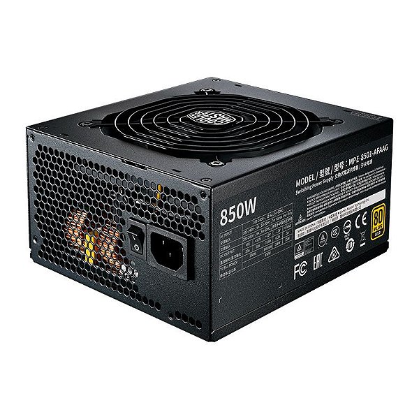 Fonte Cooler Master 850w 80 Plus Gold Mwe V2 - Mpe-8501-afaag-wo