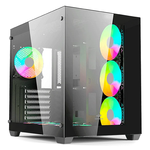 Gabinete Gamer C3Tech Aquarius Mt-G910Bk Sem Fonte