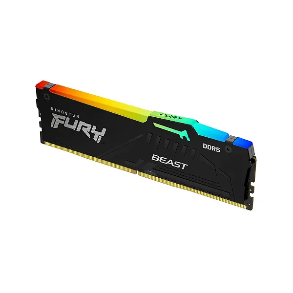 Memoria Kingston Fury Beast Rgb 32Gb Ddr5 Black PC Kf556C40Bba-32
