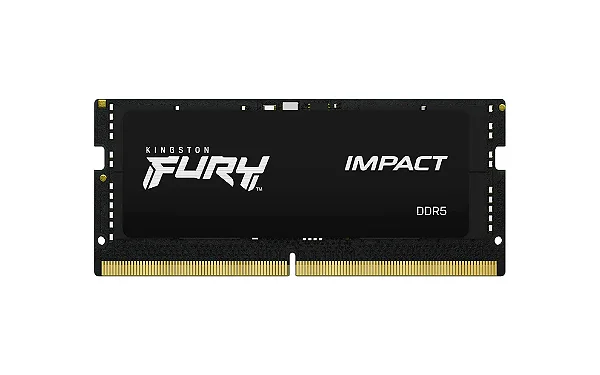Memoria Kingston Fury Impact 16Gb Ddr5 5600Mhz Black Notebook Kf556S40Ib-16