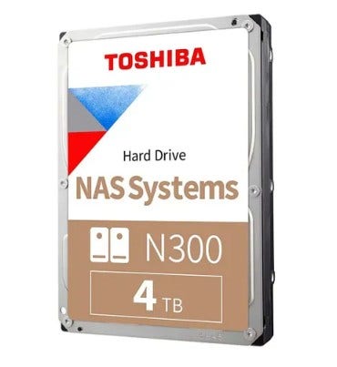 HD Interno Toshiba 4TB 3,5' N300 NAS HDWG740XZSTCi