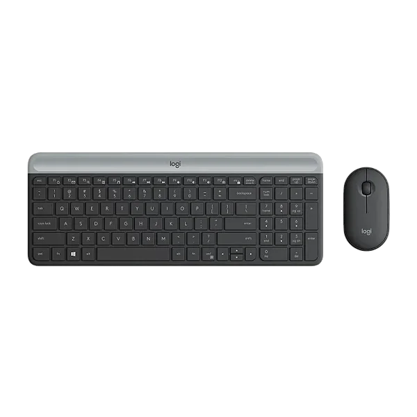 Kit Teclado e Mouse Sem Fio Logitech Mk470 Grafite w 920-009268